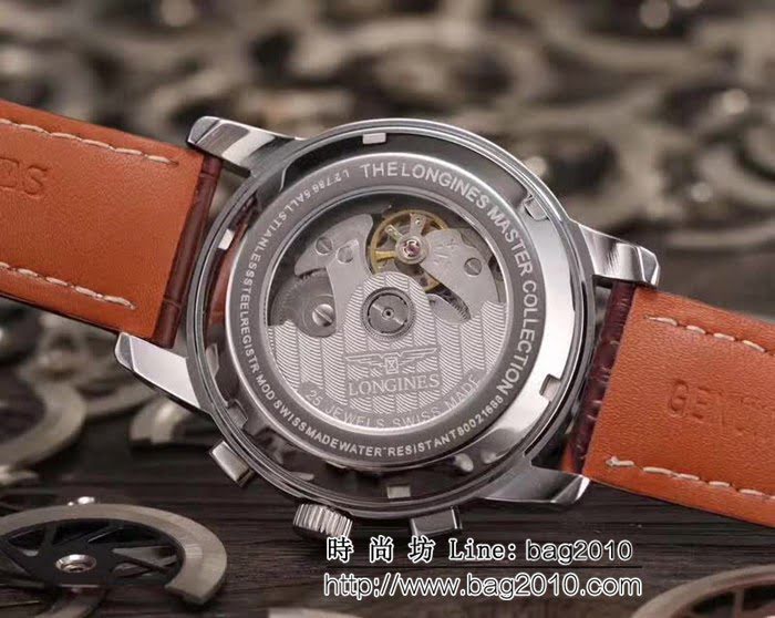 LONGINES浪琴 睿智風範 精緻款 頂級機械男士腕表 WSS2205